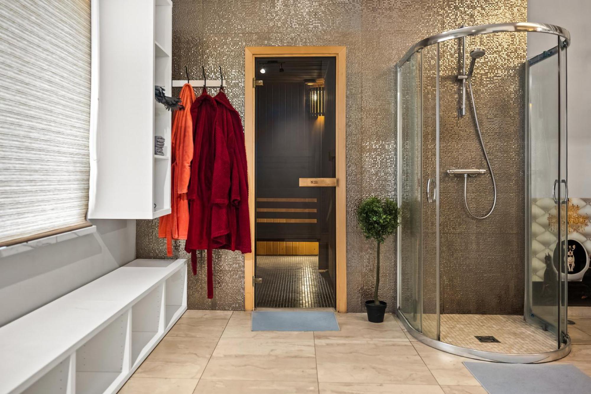 Secret Lounge - Cozy Studio With Sauna And Jacuzzi Vilnius Dış mekan fotoğraf