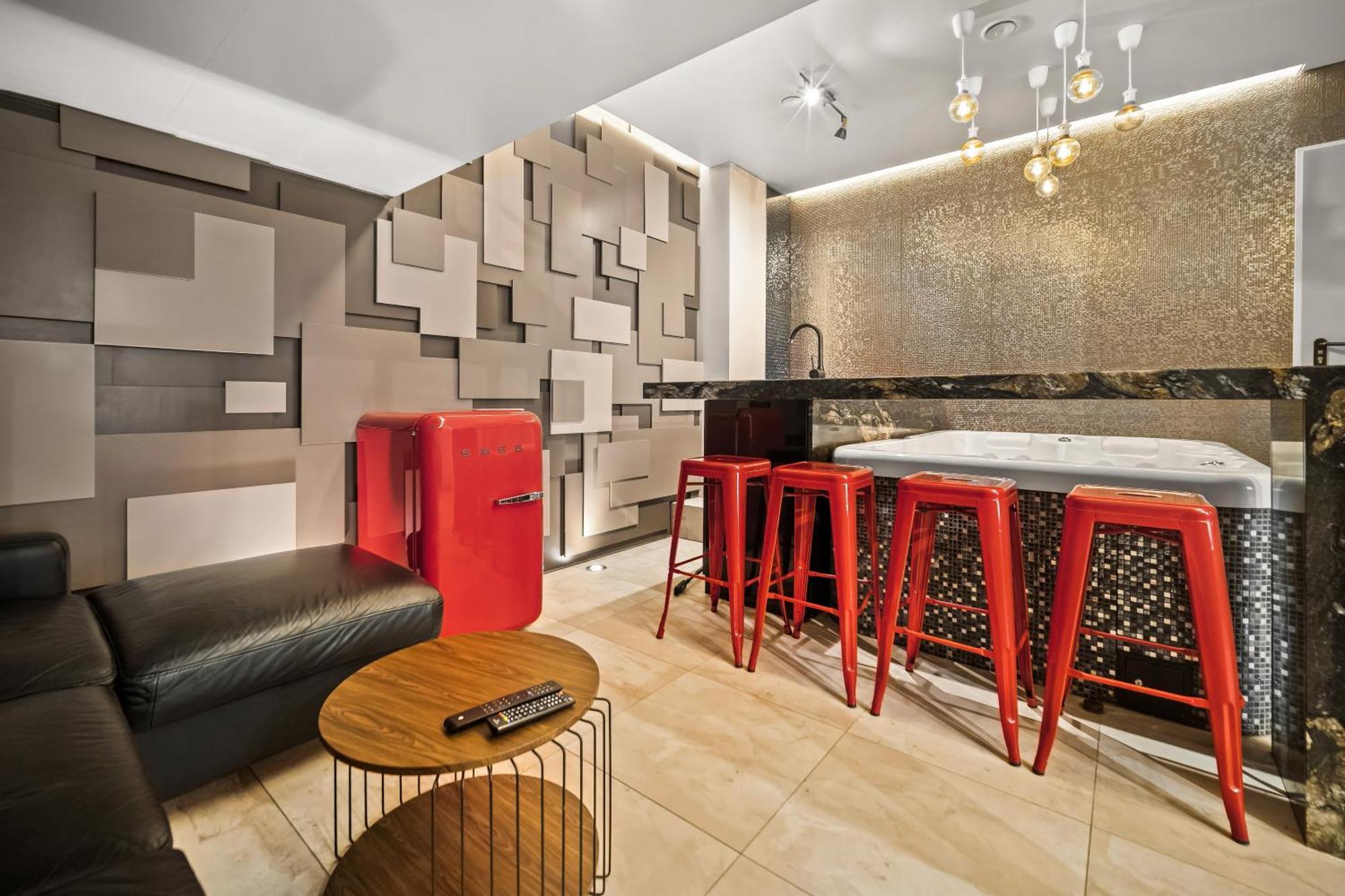 Secret Lounge - Cozy Studio With Sauna And Jacuzzi Vilnius Dış mekan fotoğraf